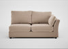 Tailor Large Right Hand Facing Corner Unit Smart Velvet Pebble / Black