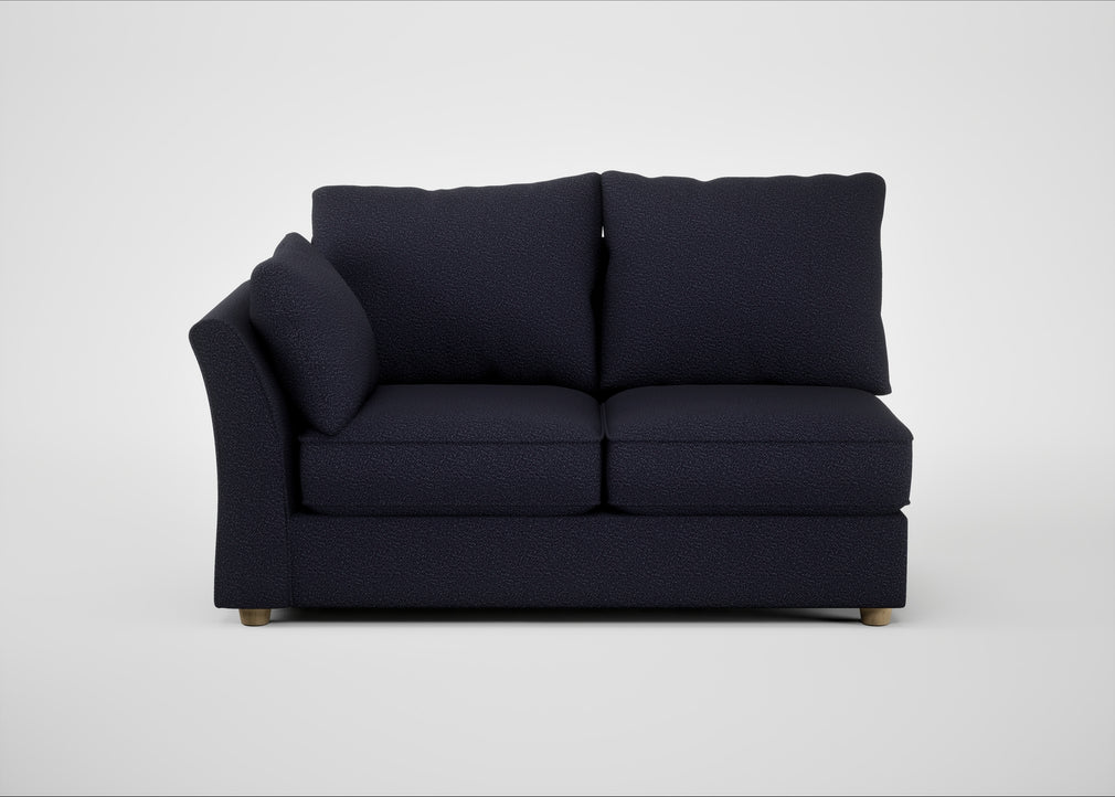Tailor Medium Left Hand Facing Corner Unit Boucle Indigo / Natural