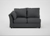 Tailor Medium Left Hand Facing Corner Unit Melton Wool Granite / Black