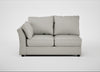 Tailor Medium Left Hand Facing Corner Unit Melton Wool Limestone / Black