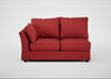 Tailor Medium Left Hand Facing Corner Unit Melton Wool Red Oxide / Black