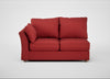 Tailor Medium Left Hand Facing Corner Unit Melton Wool Red Oxide / Natural
