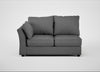 Tailor Medium Left Hand Facing Corner Unit Melton Wool Shale / Black