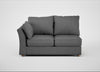 Tailor Medium Left Hand Facing Corner Unit Melton Wool Shale / Natural