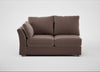 Tailor Medium Left Hand Facing Corner Unit Smart Velvet Mouse / Natural