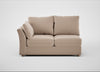 Tailor Medium Left Hand Facing Corner Unit Smart Velvet Pebble / Natural