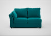 Tailor Medium Left Hand Facing Corner Unit Smart Velvet Petrol / Black