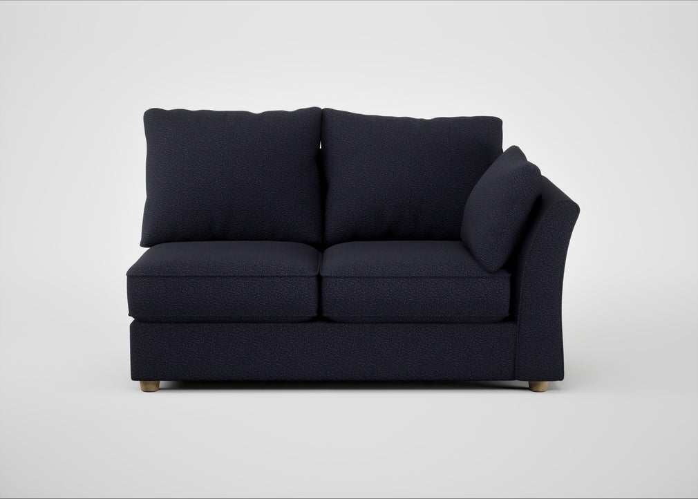 Tailor Medium Right Hand Facing Corner Unit Boucle Indigo / Natural