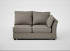 Tailor Medium Right Hand Facing Corner Unit Broad Weave Pebble / Black