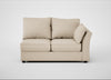 Tailor Medium Right Hand Facing Corner Unit Brushed Cotton Oat / Black
