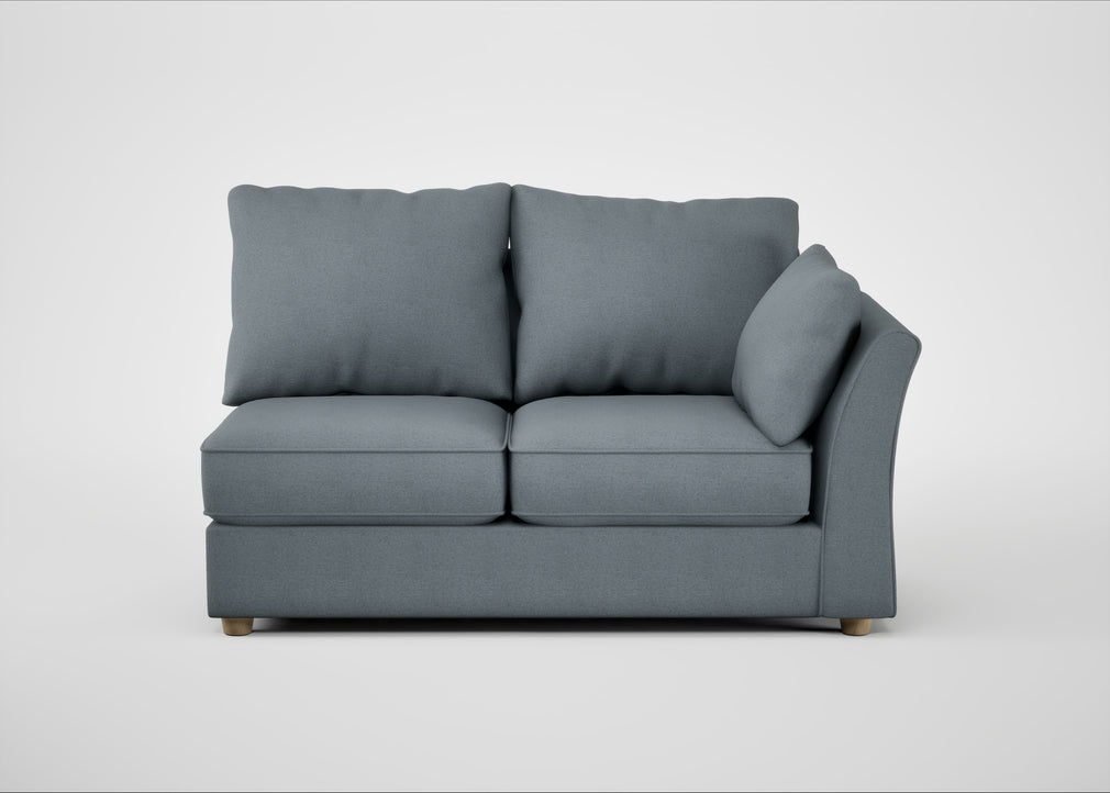 Tailor Medium Right Hand Facing Corner Unit Capelo Linen-Cotton Mineral / Natural