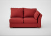 Tailor Medium Right Hand Facing Corner Unit Melton Wool Red Oxide / Natural