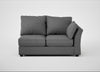 Tailor Medium Right Hand Facing Corner Unit Melton Wool Shale / Black