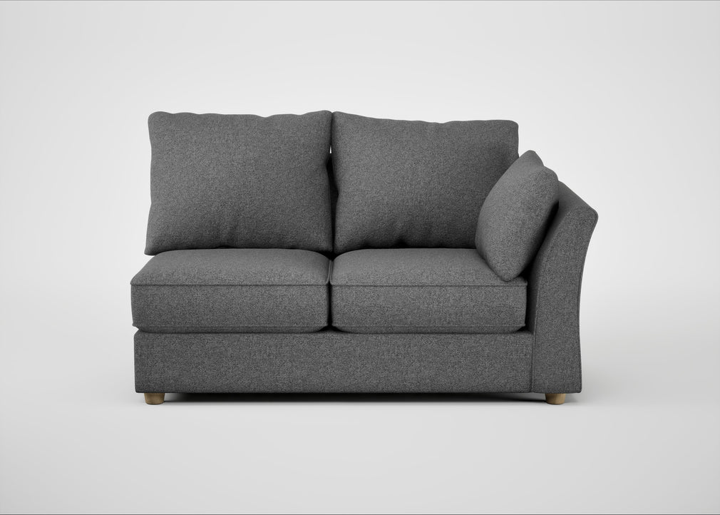 Tailor Medium Right Hand Facing Corner Unit Melton Wool Shale / Natural