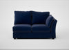 Tailor Medium Right Hand Facing Corner Unit Smart Luxe Velvet Midnight / Black