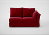 Tailor Medium Right Hand Facing Corner Unit Smart Luxe Velvet Mulberry / Natural