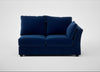 Tailor Medium Right Hand Facing Corner Unit Smart Velvet Dusk / Black