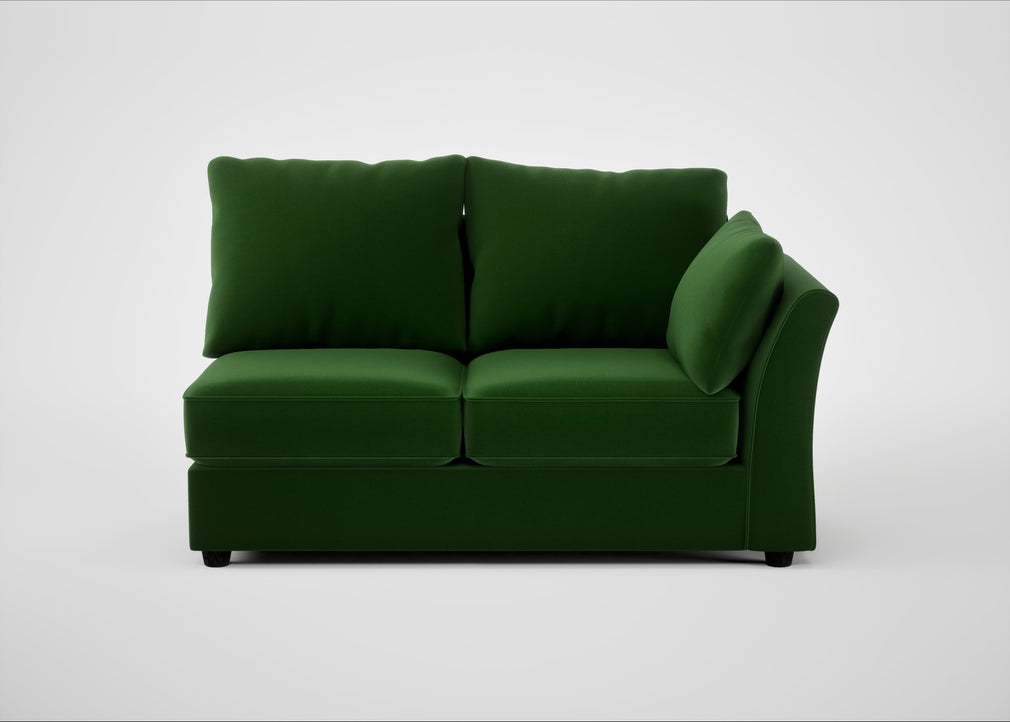 Tailor Medium Right Hand Facing Corner Unit Smart Velvet Forest / Black