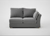 Tailor Medium Right Hand Facing Corner Unit Smart Velvet Mercury / Natural