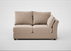 Tailor Medium Right Hand Facing Corner Unit Smart Velvet Pebble / Black