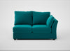 Tailor Medium Right Hand Facing Corner Unit Smart Velvet Petrol / Black