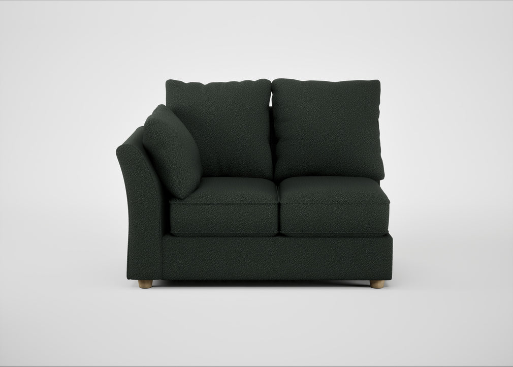 Tailor Double Left Hand Facing Corner Unit Boucle Fern / Natural
