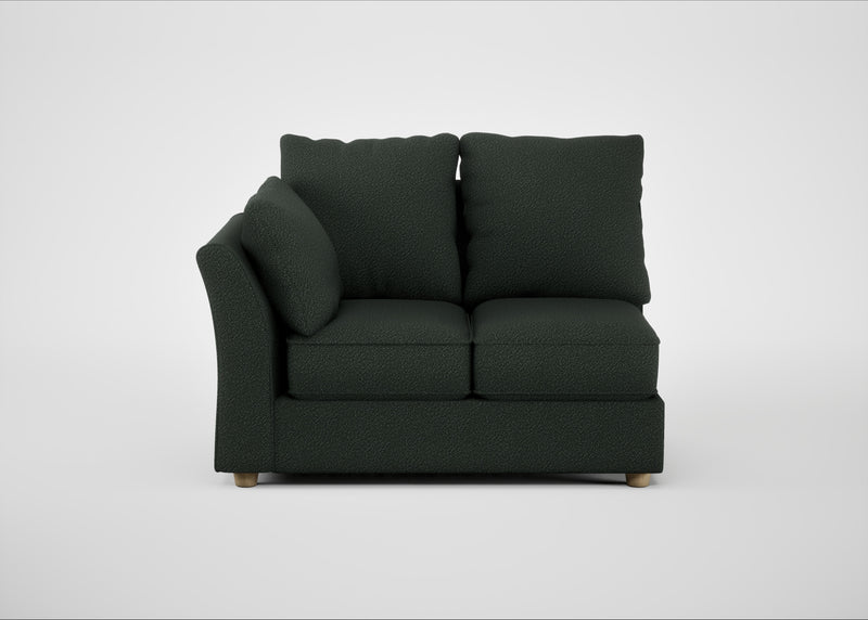 Tailor Double Left Hand Facing Corner Unit Boucle Fern / Natural