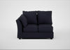 Tailor Double Left Hand Facing Corner Unit Boucle Indigo / Black