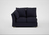 Tailor Double Left Hand Facing Corner Unit Boucle Indigo / Natural
