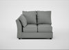 Tailor Double Left Hand Facing Corner Unit Boucle Steel / Black
