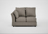 Tailor Double Left Hand Facing Corner Unit Broad Weave Pebble / Black