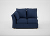 Tailor Double Left Hand Facing Corner Unit Capelo Linen-Cotton Inkspot / Natural