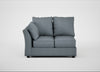 Tailor Double Left Hand Facing Corner Unit Capelo Linen-Cotton Mineral / Black