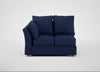 Tailor Double Left Hand Facing Corner Unit Melton Wool New Navy / Natural