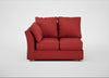 Tailor Double Left Hand Facing Corner Unit Melton Wool Red Oxide / Natural