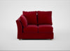 Tailor Double Left Hand Facing Corner Unit Smart Luxe Velvet Mulberry / Natural