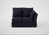 Tailor Double Right Hand Facing Corner Unit Boucle Indigo / Black