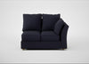 Tailor Double Right Hand Facing Corner Unit Boucle Indigo / Natural
