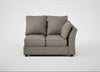 Tailor Double Right Hand Facing Corner Unit Broad Weave Pebble / Black