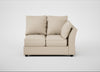 Tailor Double Right Hand Facing Corner Unit Brushed Cotton Oat / Black