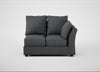 Tailor Double Right Hand Facing Corner Unit Melton Wool Granite / Black