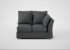 Tailor Double Right Hand Facing Corner Unit Melton Wool Granite / Natural