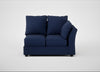 Tailor Double Right Hand Facing Corner Unit Melton Wool New Navy / Black