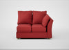 Tailor Double Right Hand Facing Corner Unit Melton Wool Red Oxide / Natural