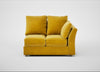 Tailor Double Right Hand Facing Corner Unit Smart Luxe Velvet Canary / Natural