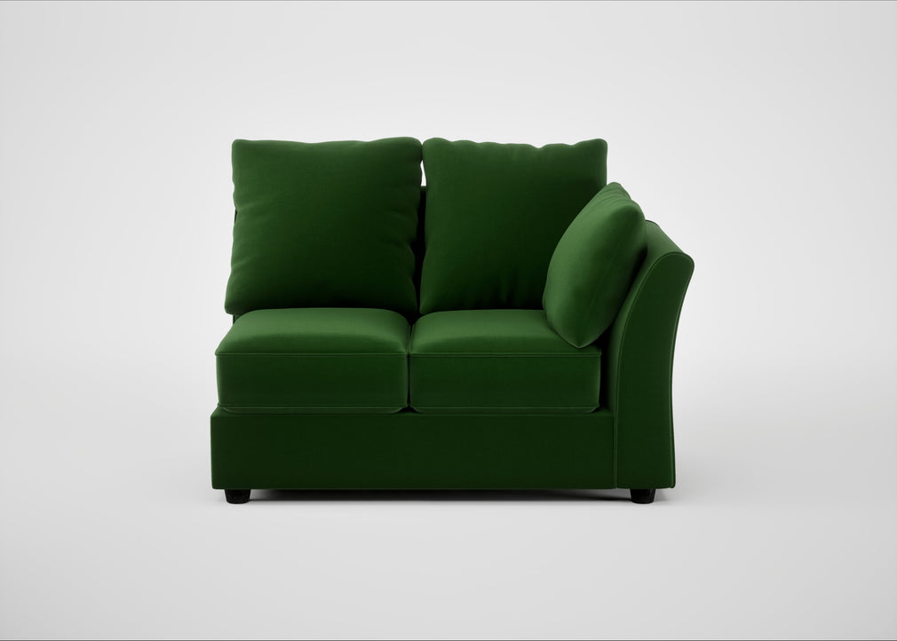 Tailor Double Right Hand Facing Corner Unit Smart Velvet Forest / Black