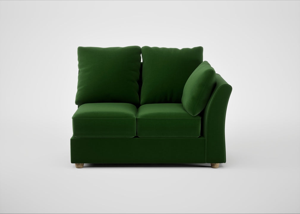 Tailor Double Right Hand Facing Corner Unit Smart Velvet Forest / Natural