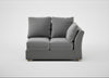 Tailor Double Right Hand Facing Corner Unit Smart Velvet Mercury / Natural