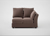 Tailor Double Right Hand Facing Corner Unit Smart Velvet Mouse / Black