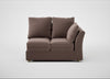 Tailor Double Right Hand Facing Corner Unit Smart Velvet Mouse / Natural